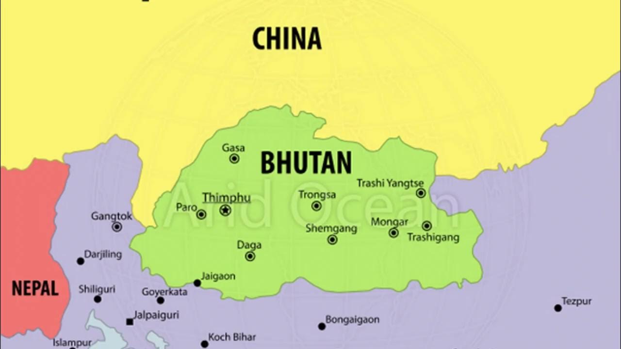 Бутан на карте мира фото YugNash.ru