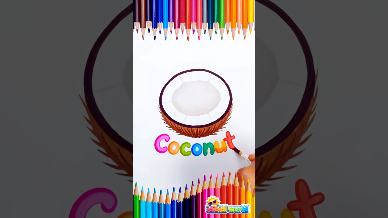 Learn to Pronounce Words in English | Learn to Spell in English | idibidi world | Coconut 🥥