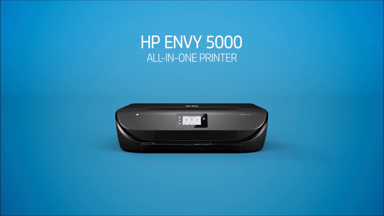 Hp Envy 5000 Series Printers Youtube