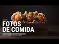 Esquema de luz de fotografía gastronómica con tres flashes