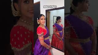 Traditional Halfsaree Customised outfit || kanchi pattu Halfsaree || traditional Halfsaree
