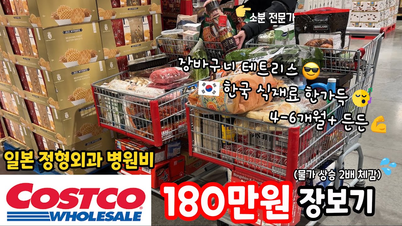 240만뷰🙏😭도시락싸는 도쿄일상🍱식재료 소분하며 힐링하는 일본남편🥳몇달만에 정착한 쌀가격은..😞한국인 줄 착각할 뻔한 일본#코스트코 역대급 장보기💪🏻흉골 다친 리코와 정형외과🙈