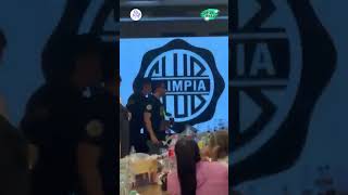 Olimpia se consagró campeón del Torneo Apertura y así lo celebraron los futbolistas
