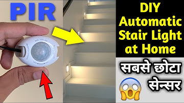 😱दुनिया का सबसे छोटा सेन्सर | Compact PIR Motion Sensor for Staircase & Wardrobe Automation | BlackT