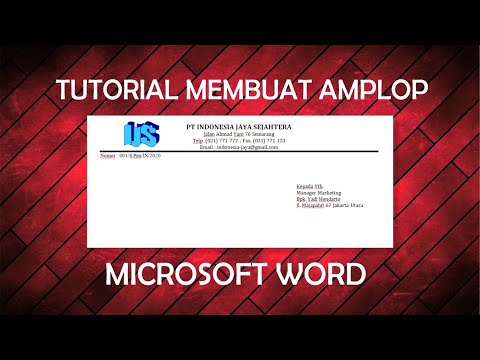 Video: Cara Mengisi Amplop Envelope