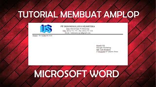 CARA MEMBUAT AMPLOP DI MICROSOFT WORD || HOW TO MAKE ENVELOPES screenshot 4