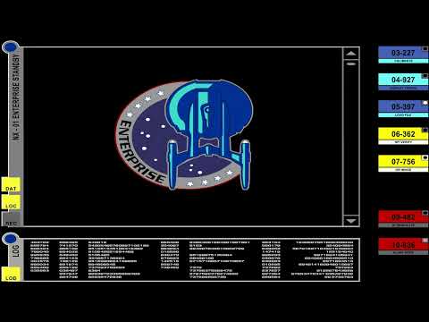 Star Trek LCARS Animations - Enterprise Main Screen