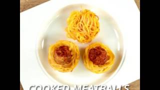 Full recipe available at
https://sodelicious.recipes/recipe/spaghetti-nests preheat the oven to
350 degrees f/180 c. whisk egg in a large bowl. c...