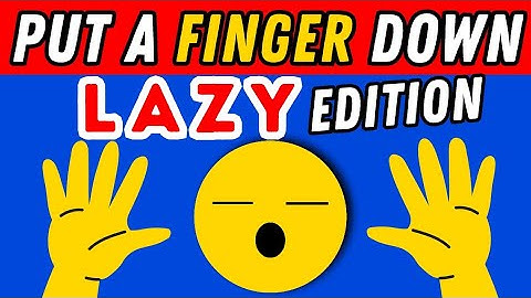 Doe een vinger neer als je lui bent editie🫣🤣 | Doe een vinger neer quiz TikTok @Pointandprove