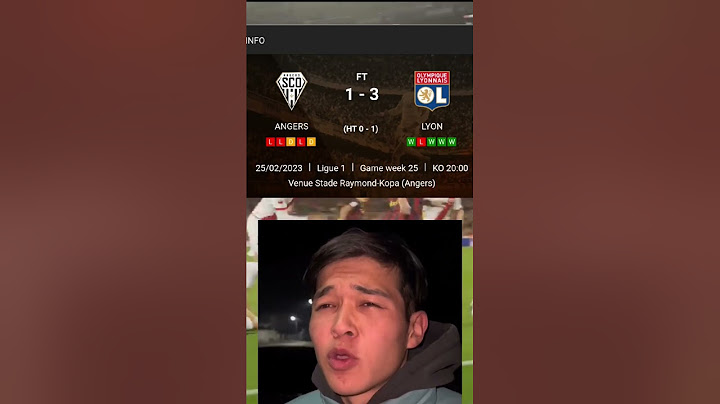 ANGERS VS. LYON  1 - 3