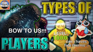 Types of Kaiju Universe Players 2 ||| Kaiju Universe