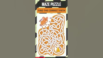 Can You Help the Mouse Reach the Cheese? | Maze Puzzle Challenge