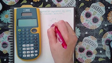 Ch 11 Sec 5 Solving an exponential equation by using natural logarithms Decimal answers
