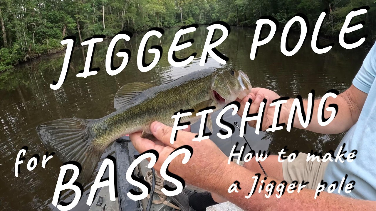 Jigger pole Fishing for Bass Mobile Tensaw Delta,