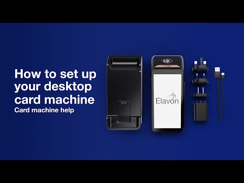 How to set up your desktop card machine