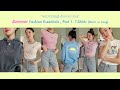 🌞SUMMER FASHION ESSENTIALS 🏄🏼‍♂️우리가 여름을 준비하는 자세 PART 1. T-Shirts 👚(LONG or SHORT) | INGHWA