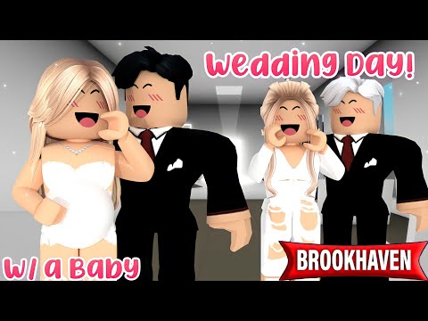 My Wedding Day with my Family! | Brookhaven Rp (Roblox)