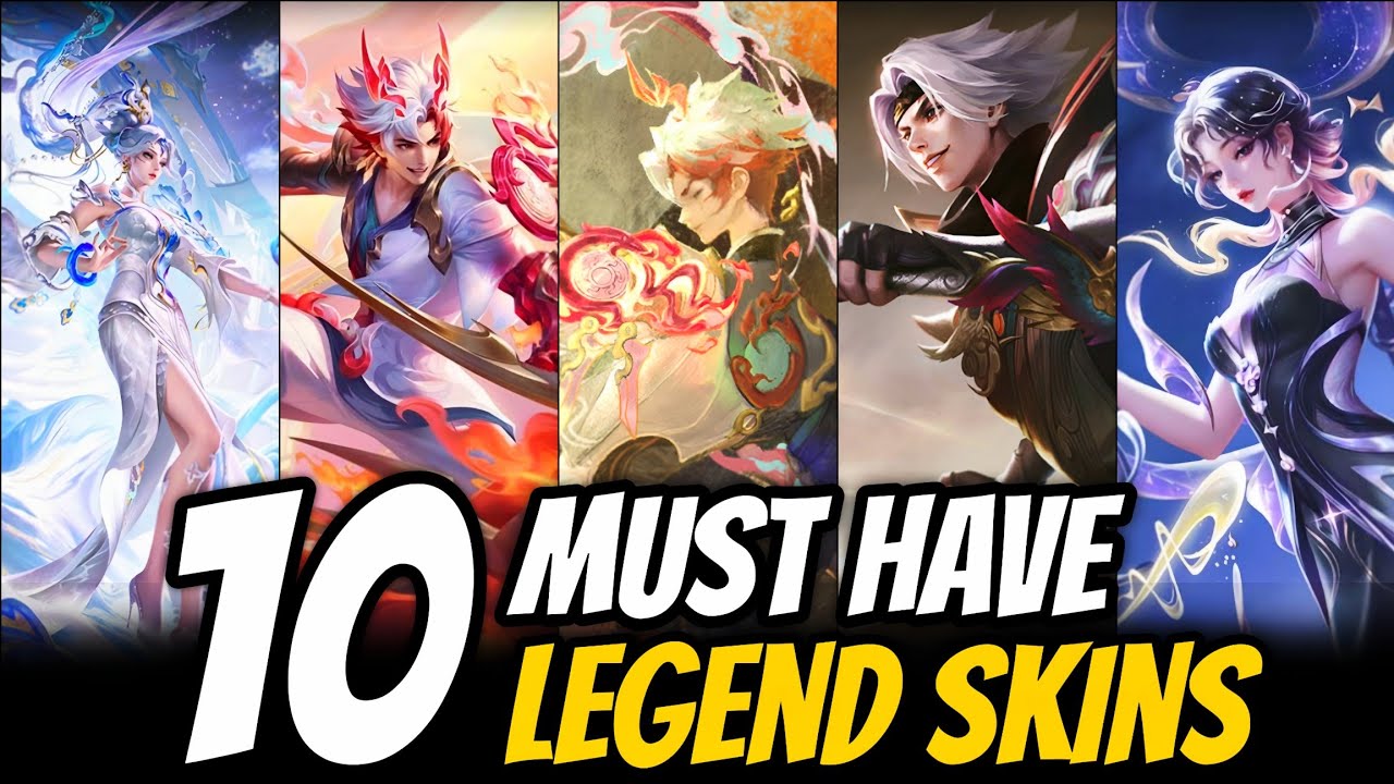 "10 MUST HAVE & MY FAVOURITE LEGEND SKINS IN HONOR OF KINGS"