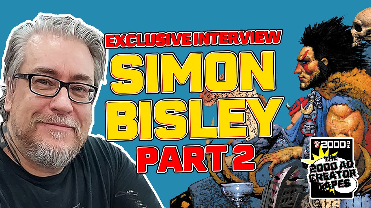 EXCLUSIVE Simon Bisley interview, part two - The 2000 AD Creator Tapes