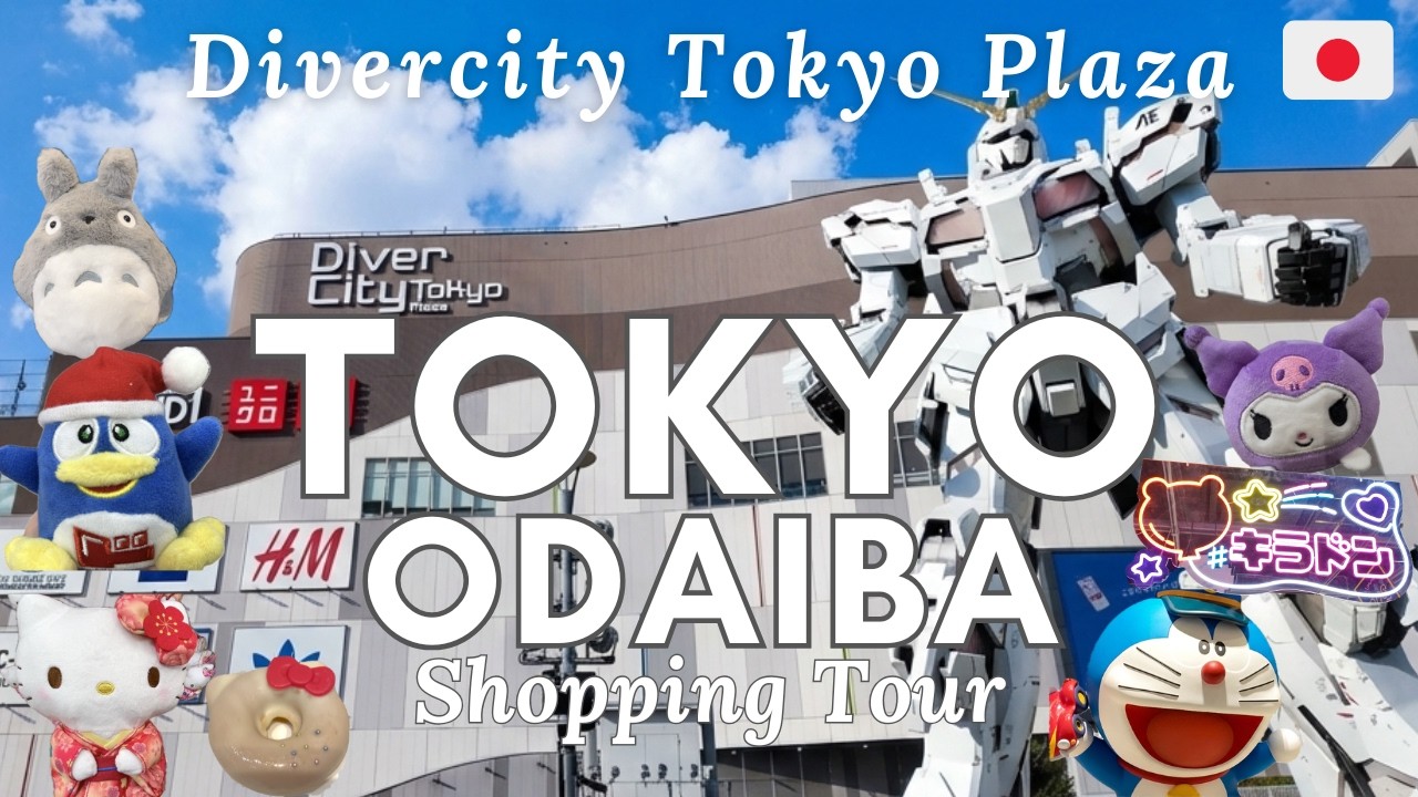 Divercity Tokyo Plaza Floor Guide for Character Lovers |KiraKira Donki, Sanrio, Doraemon, ROUND1[4K]