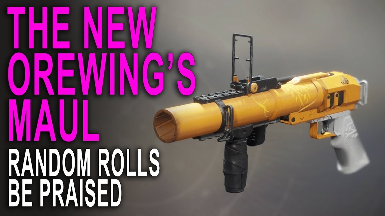 The New Orewing's Maul is Awesome! Destiny 2 Iron Banner Grenade