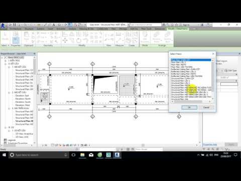 Revit Structure - Bài 4: Triển khai chi tiết mặt bằng P2