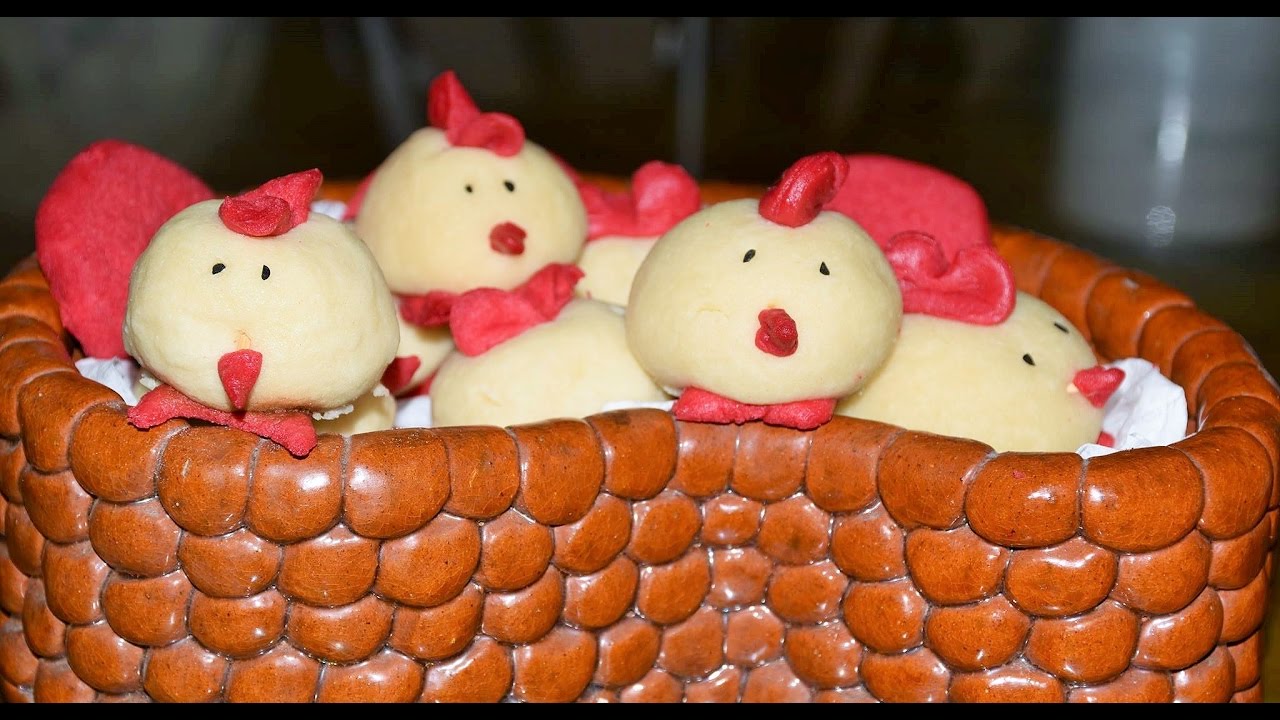 How to make Chicken chicks cookies - YouTube