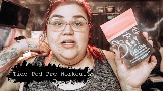Trying Peachy Inc Pre workout! Tide Pod Pre Workout