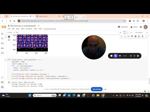 Reinforcement Learning Tutorial with MsPacman atari game using StableBaselines 3 CNN Policy
