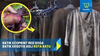 Terapkan Teknik Ecoprint, Kain Batik Red Soga Batu Diminati Kalangan Muda
