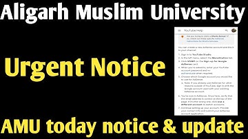 AMU admission notice 2022 AMU 11th BA BSC bcom BALLB BTech all course