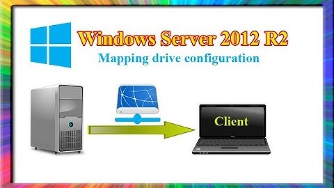 how to configure mapping network drive in windows server 2012 r2