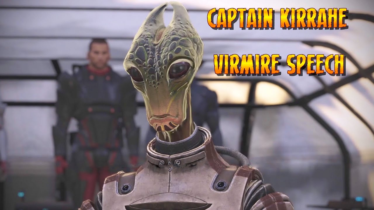 Mass Effect Captain Kirrahe Virmire Speech (Legendary Edition) YouTube