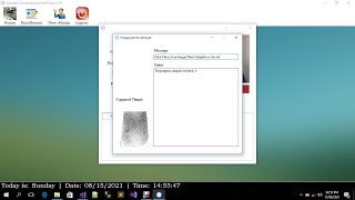US Biometric Fingerprint Enrollment And Verification Module With Webcam ...