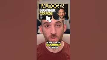 Full Free AutoGen Beginner Course! #autogen #ai #aiagents