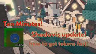 SHADOVIS rpg BEST WAY to get CHRISTMAS EVENT TOKENS fast!