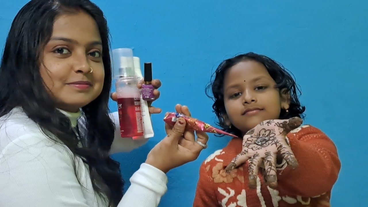 ASMR Making of a henna tattoo (MEHNDI)