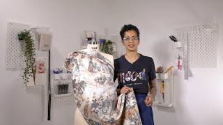 Mood Fabrics Exclusive Eternal Rockwell Stretch Paisley Jacquard screenshot 5