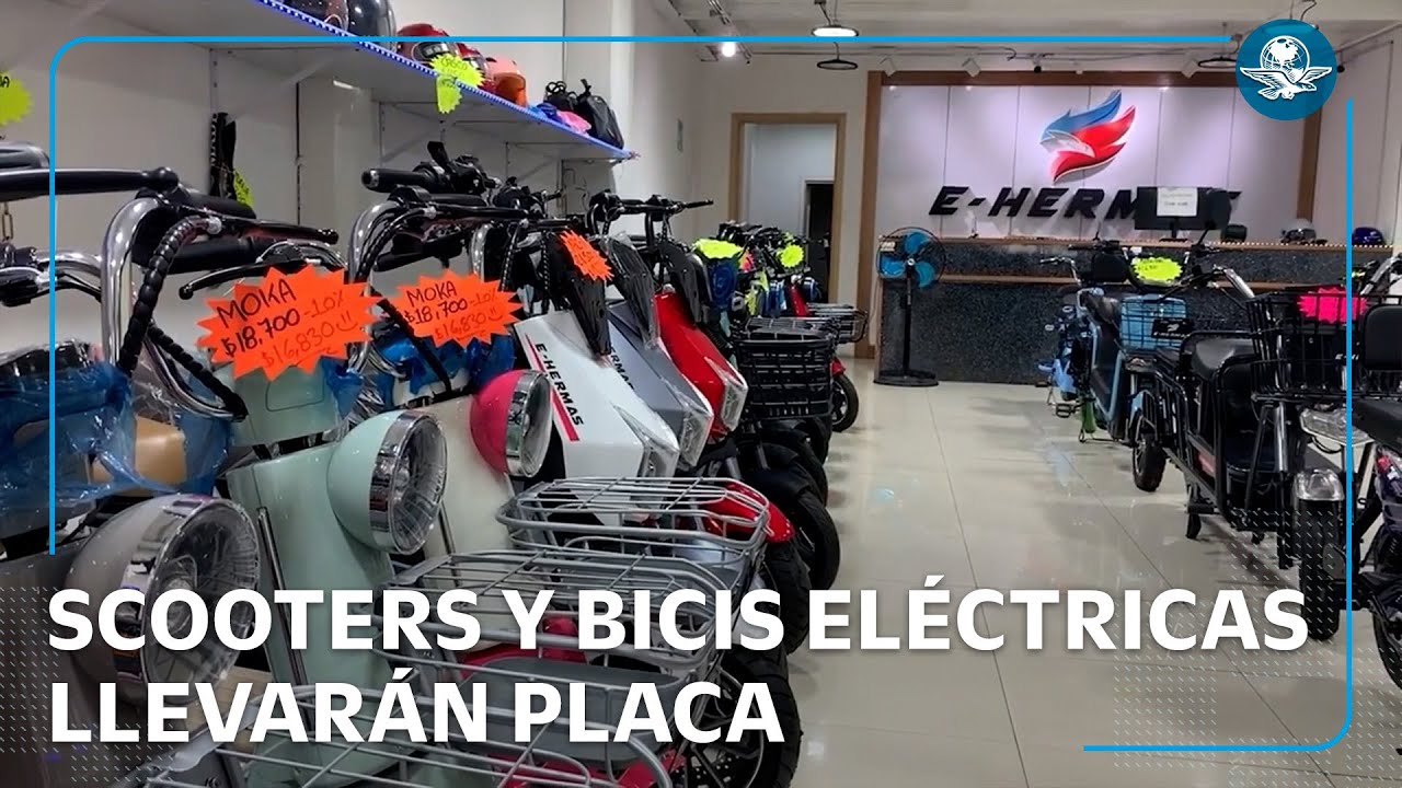 Congreso de la CDMX aprueba placas y licencias para bicimotos y scooters eléctricos