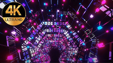 9 hour TV 4k HEXAGON fast moving Multi Metallic Color Relaxing Meditation Video Background loop