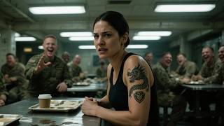A sergeant ridiculed her in mess hall her Navy SEAL dragon tattoo made the entire room go silent