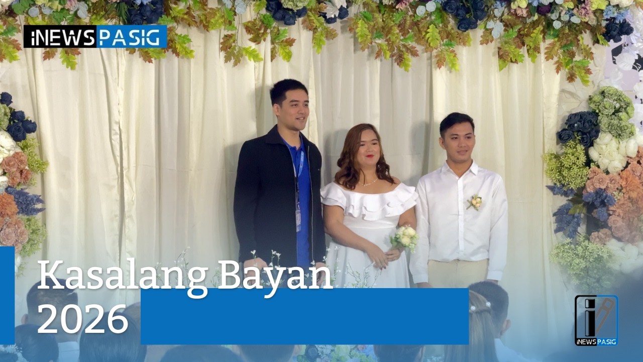 30 Pares, Ikinasal sa Kasalang Bayan ng Pasig