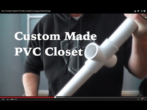 How To Make PVC Clothes Rack