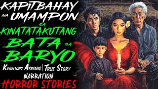 Download lagu KAPITBAHAY NA UMAMPON SA KINATATAKUTANG BATA SA BARYO | Kwentong Aswang | True Story