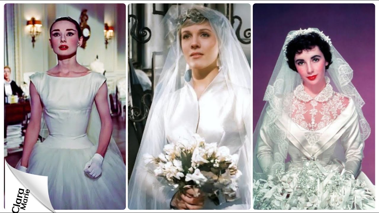 5 Most Iconic Wedding Dresses in Old Hollywood Movies | Vintage Bridal Fashion History