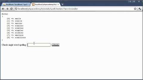 PHP Tutorials  Create a Spellchecker Part 1 4 By ESPMan