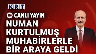 Tbmm Başkanı Numan Kurtulmuş, Tbmmde Parlamento Muhabirleriyle Bir Araya Geldi