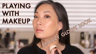 Playing With Makeup - Bronzy Glowy Makeup Look screenshot 5