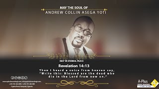 Burial of Andrew Collin Asega Yoti