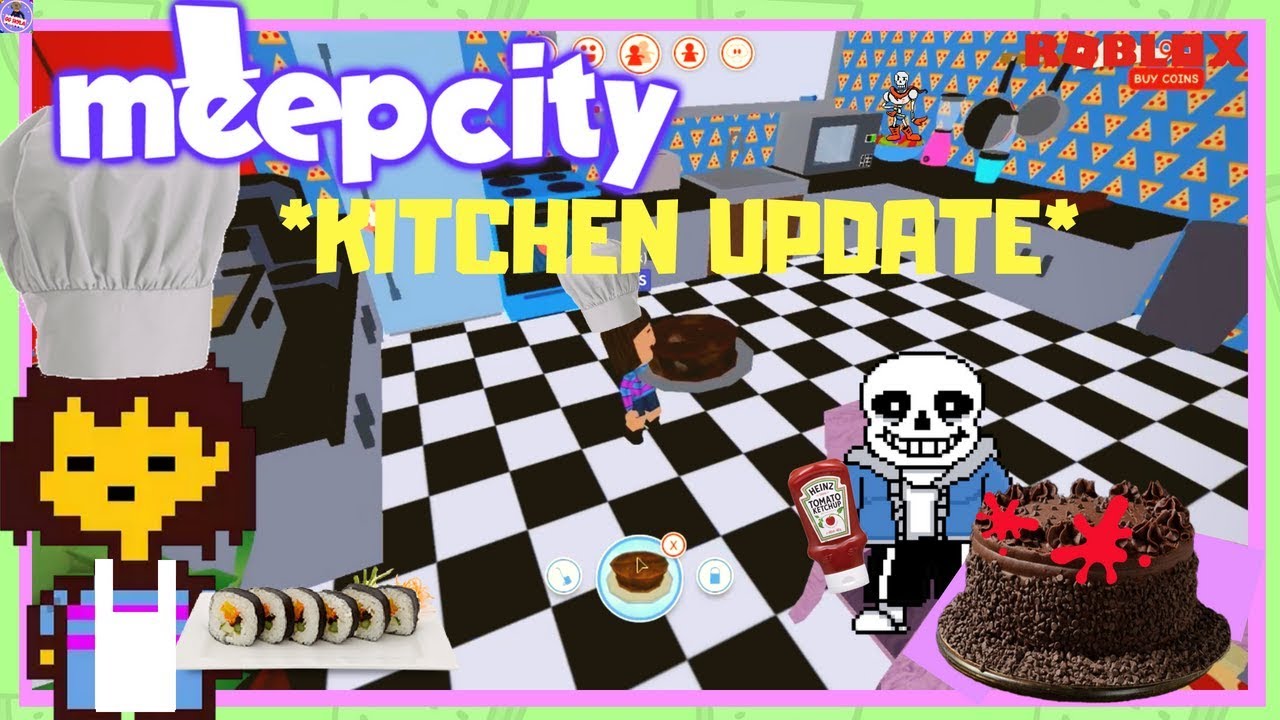 New Kitchen Update Make And Eat Your Own Food Roblox Meep City Youtube - roblox meep city kitchen update gamer isabella youtube